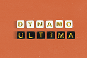 Letter Beads - Alphabet Bead Font, a Font by Dynamo Ultima (Thumbnail 9 of 9)