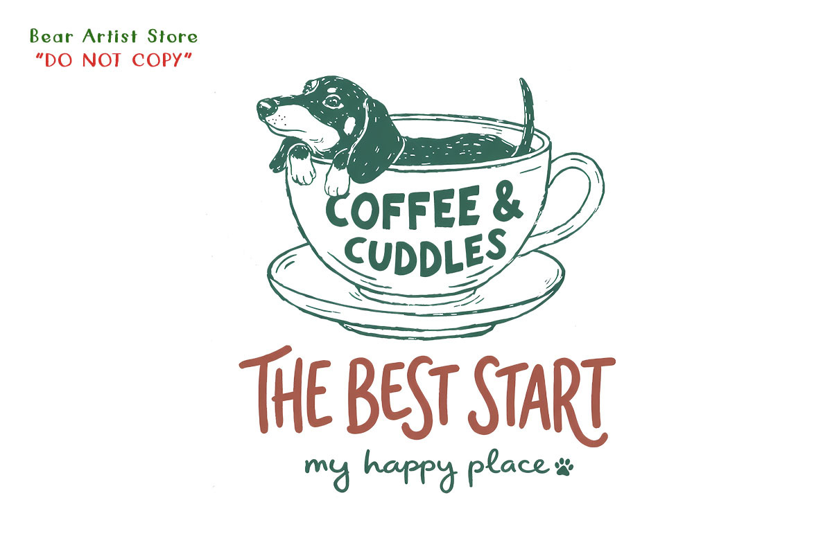Whimsical Dog Mom Cat Mom Pet Lover, an Animal Illustration by GlitterCraft (Photo 16 of 21)