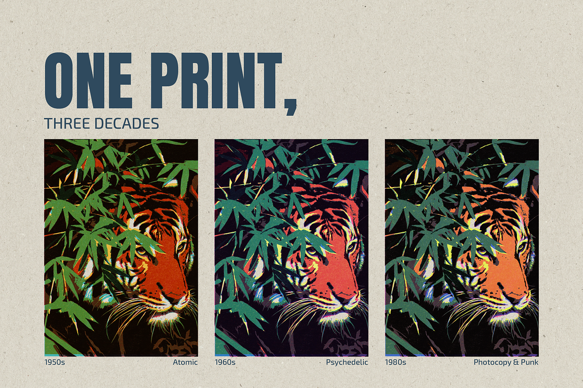 Decade Print Series Palettes, a Palette Add-On by Rebus Illustration (Photo 5 of 5)