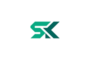 Letter SK Logo Design, a Branding & Logo Template by johnkent (Thumbnail 1 of 3)