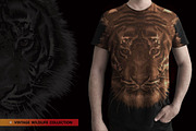 FIGHTER - Tiger vector illustration, an Animal Illustration by Artistic & Unique (Thumbnail 12 of 17)