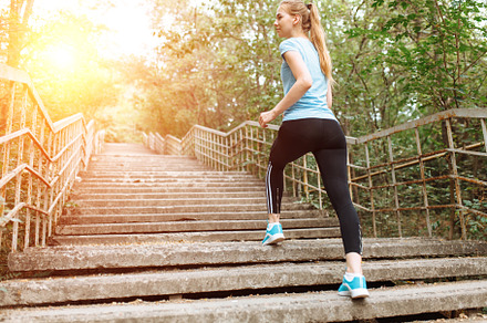 Beautiful young girl is Jogging on t, a Sports & Recreation Photo by Shopping King Louie