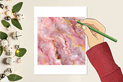 Pink Marble Texture Granite Stone Go, a Pattern Graphic by SVGArt (Thumbnail 6 of 9)