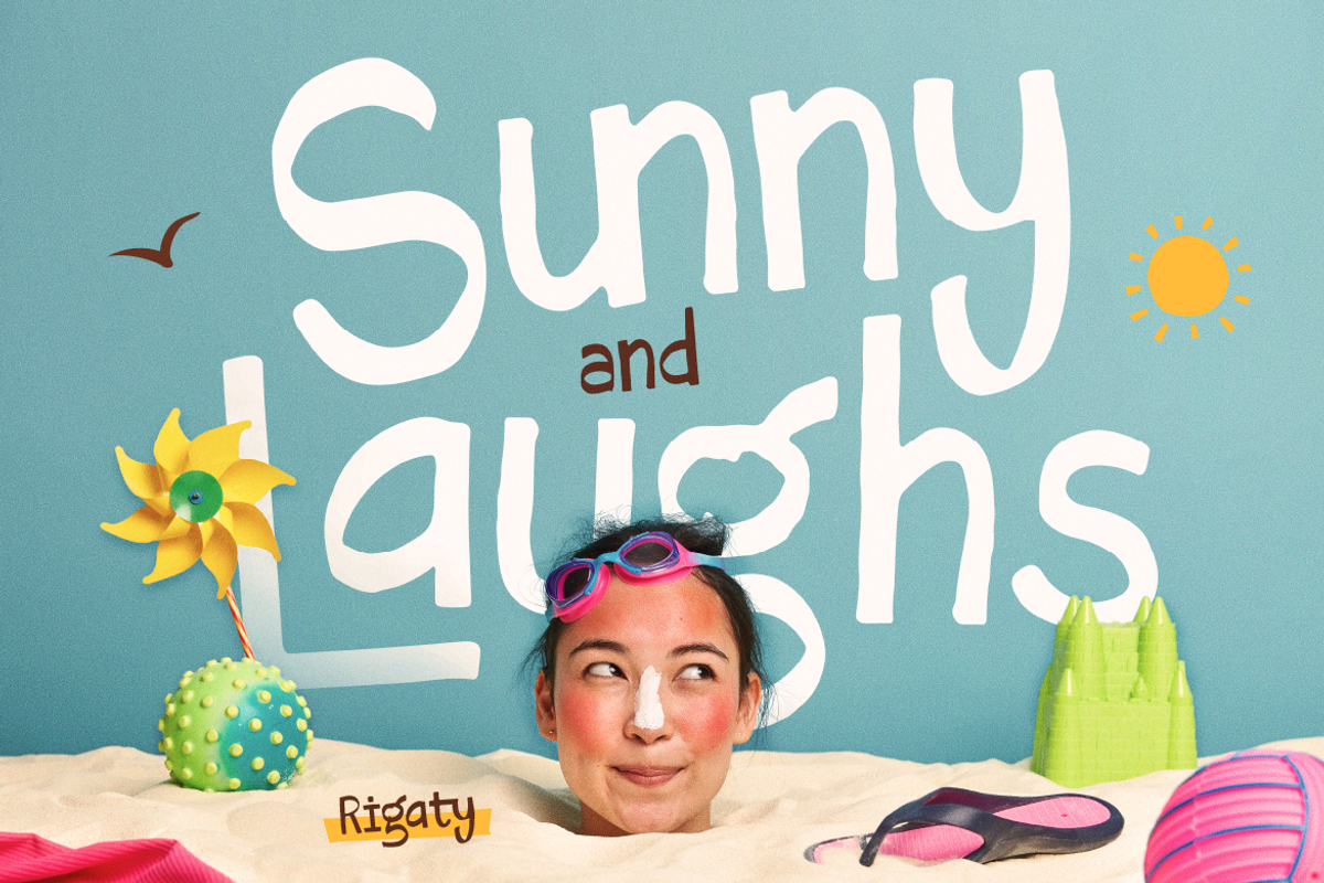 Rigaty, a Handwritten Font by Burntilldead (Photo 3 of 9)