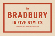 The Bradbury - A Hand Drawn Font, a Sans Serif Font by Komet & Flicker (Thumbnail 1 of 12)