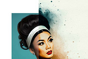 Watercolor Halftone Double Exposure, an Action Add-On by MRI STUDIO (Thumbnail 3 of 23)