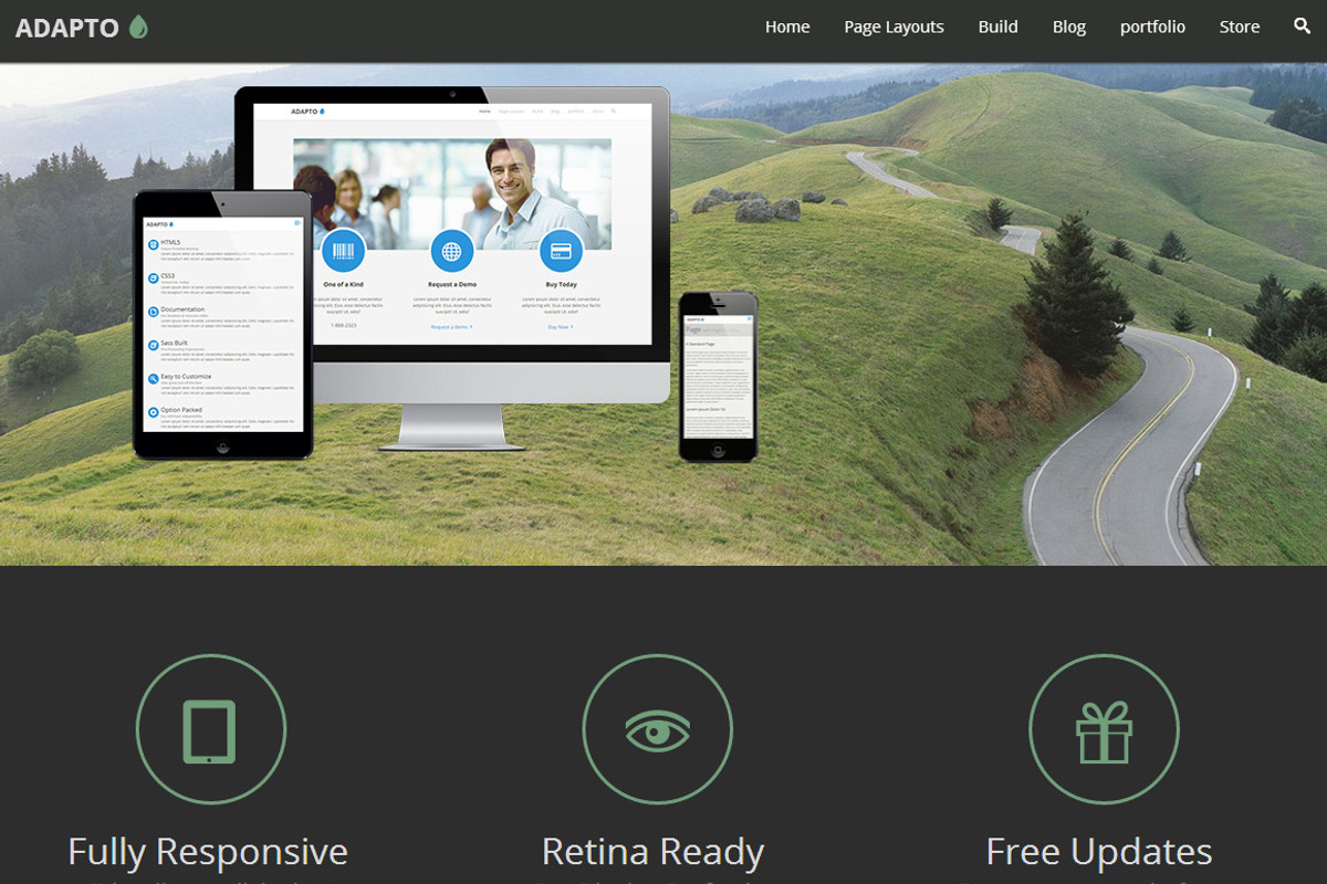 Adapto | Customizable Multipurpose, a Bootstrap Template by Pixel & Kraft (Photo 3 of 5)