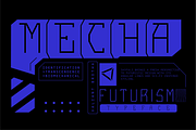 VB Skyfulz - Futuristic Display Font, a Serif Font by VALIANTBROTHA (Thumbnail 6 of 11)