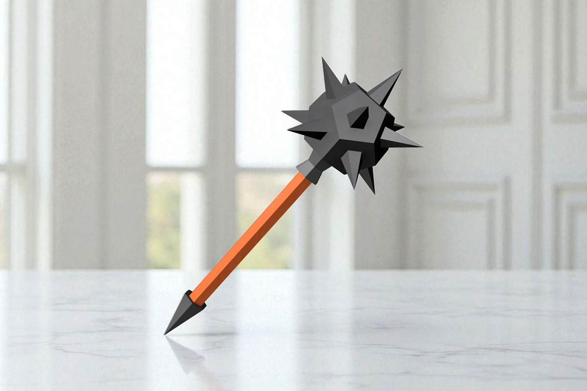 Mace - 3d papercraft