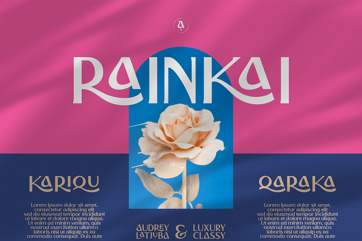 Audrey Latjuba - Sans Serif Font, a Sans Serif Font by Artchitype Studio (Photo 13 of 14)