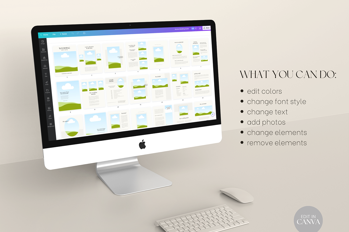 Wedding Photography Client Guide, a Marketing Template by Branding Babe Co. (Photo 9 of 9)