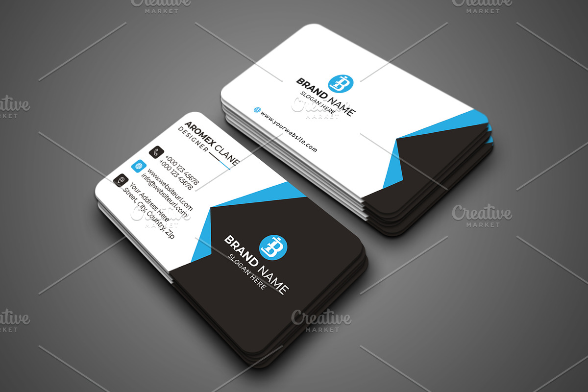 Corporate Business card Template, a Business Card Template by saifulbranding (Photo 2 of 4)