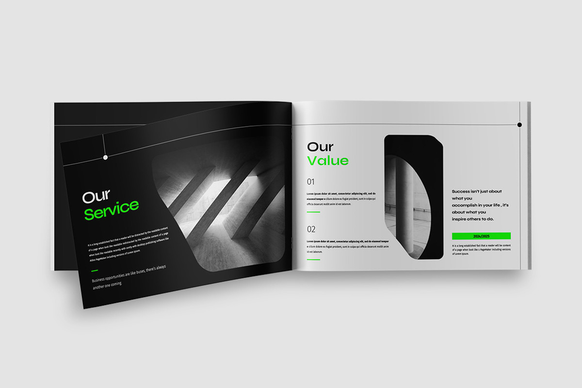 Project Company Profile Template, a Brochure Template by TMint Play (Photo 4 of 8)