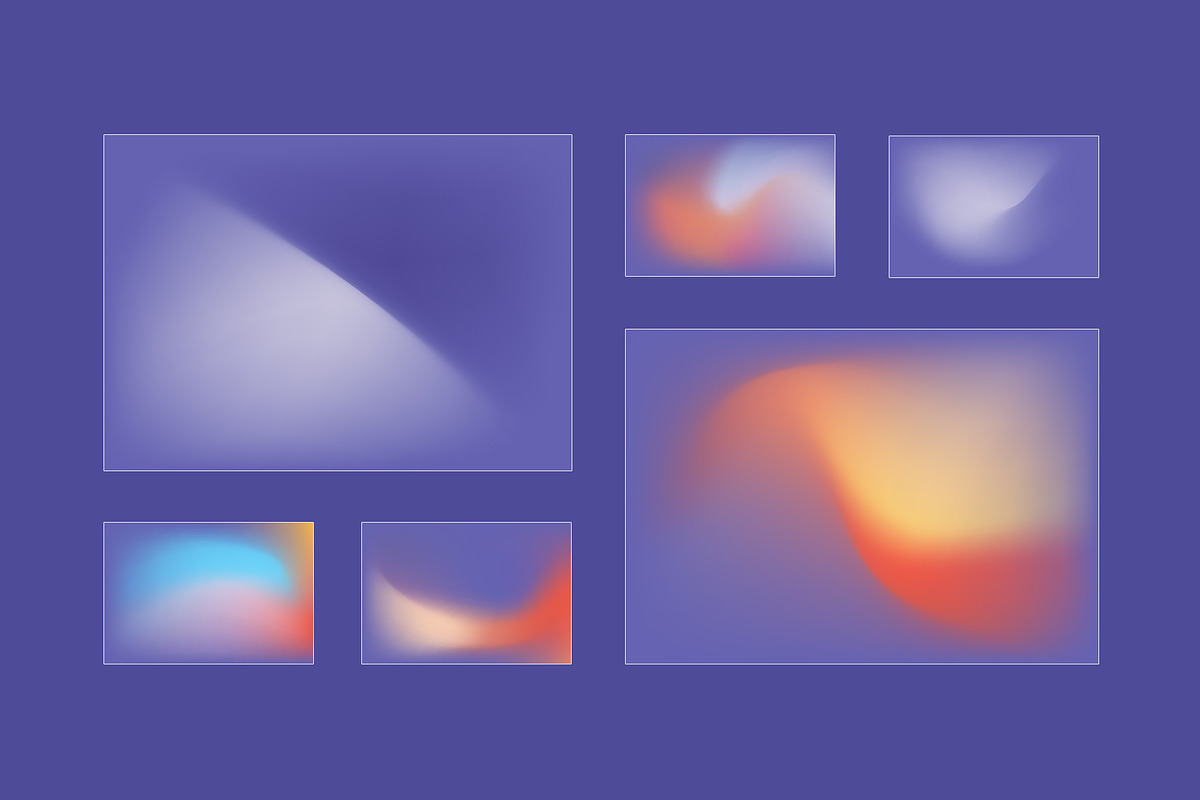 25 Very Peri Abstract Gradients, a Brushes & More by VitalexStudio (Photo 5 of 9)