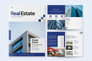 Modern Real Estate Brochure Layout, a Brochure Template by twinstd