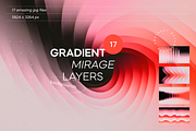 Gradient Mirage Layers, a Background Graphic by Lumeno (Thumbnail 1 of 4)