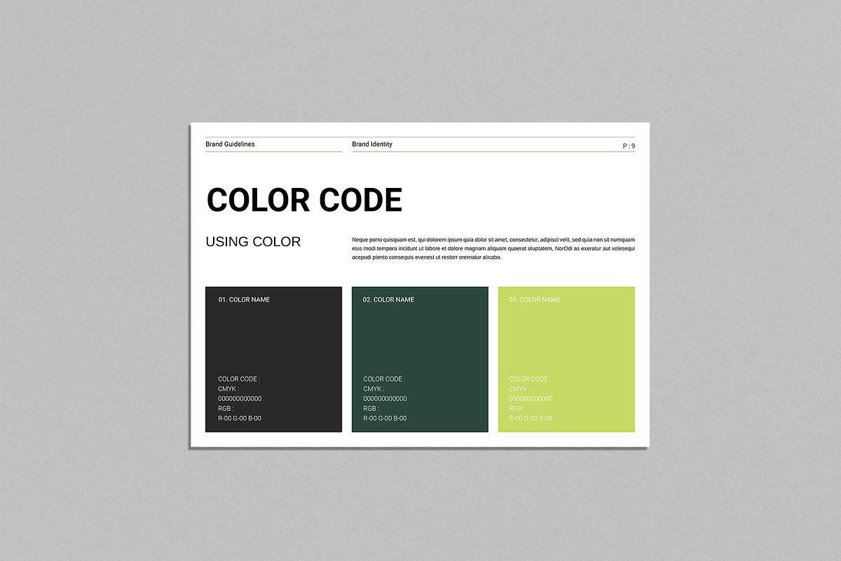 Brand Guideline Template | Canva, a Brochure Template by ElvinPrint (Photo 5 of 8)