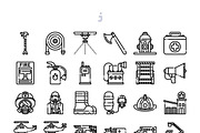 30 Fire Fighter Icon set, an Outline Icon by Just Icon (Thumbnail 3 of 3)