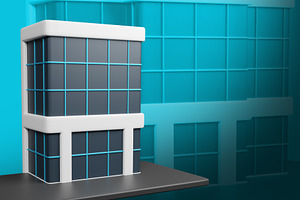 Building 3d Illustration