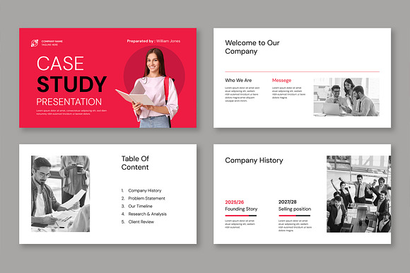 Modern Case Study Presentation preview 6
