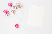 Pink & Silver Christmas Stock Images, a Product Mockup by Kreanille Design (Thumbnail 2 of 4)