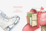 Watercolor Christmas clipart, a Decorative Illustration by AquarelleSpace (Thumbnail 4 of 4)