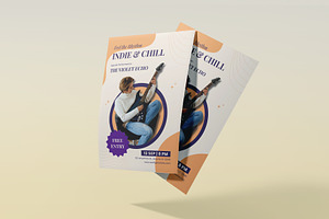 Indie Chill Music Event Flyer, a Flyer Template by Artnivora.Std