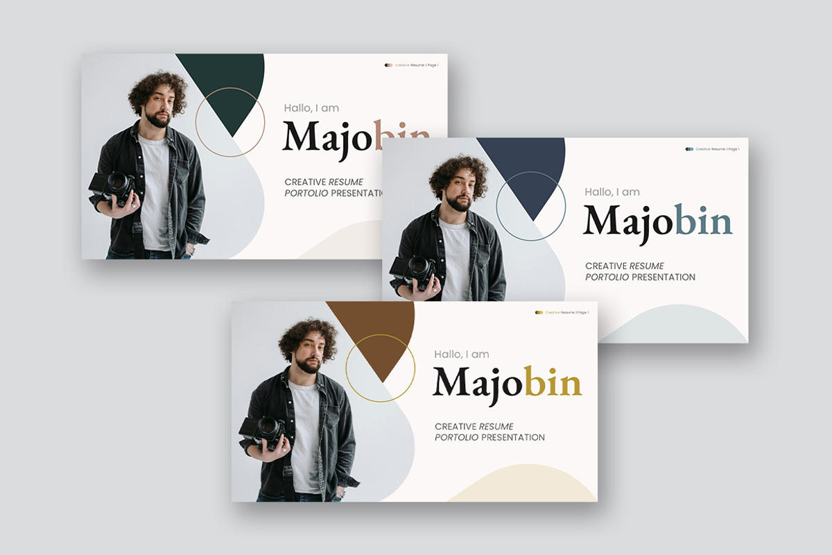 Majobin Creative CV Resume GSL, a Presentation Template by kerismaker (Photo 3 of 10)
