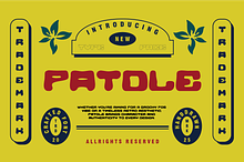 PATDLE - Retro Display Font