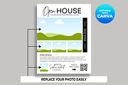 Open House Flyer Canva Template, a Flyer Template by M9 Design (Thumbnail 2 of 5)