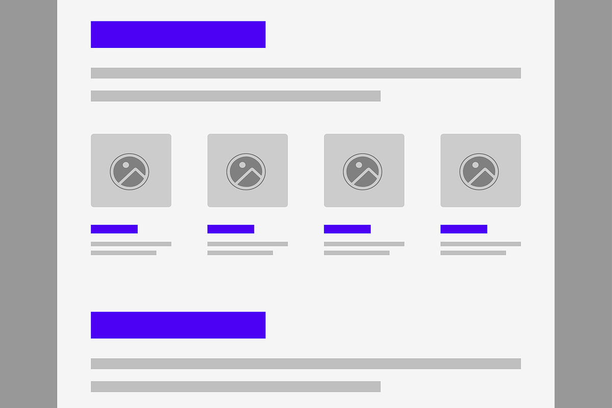 Wireframe Layout for UX Prototyping preview 3