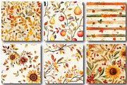 Autumn Scrapbook Paper, Fall Texture, a Texture Graphic by designcity5 (Thumbnail 5 of 5)