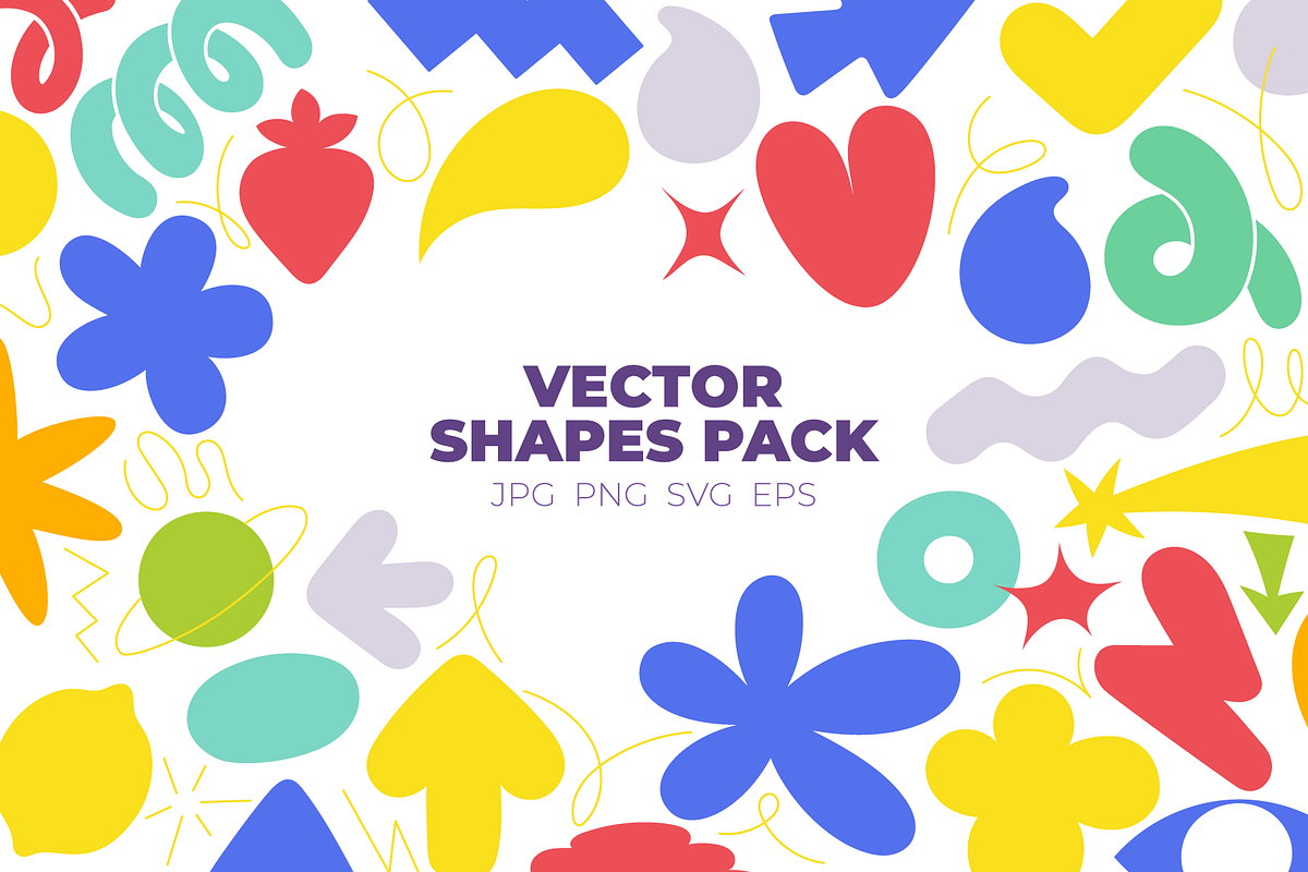 Vector Abstract Shapes Pack, a Pattern Graphic by Ilia Design (Photo 1 of 11)