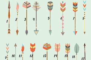 Tribal Arrows Clipart