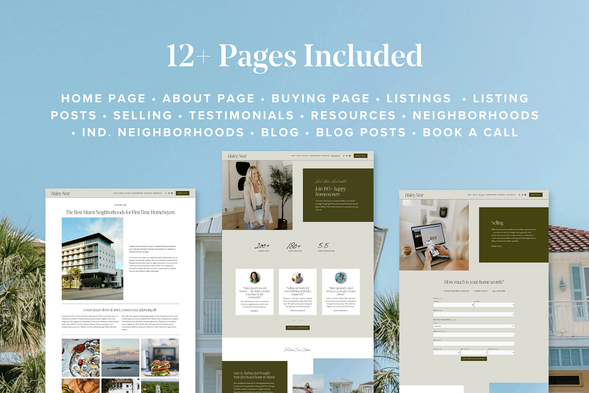 Real Estate Squarespace Website, a Squarespace Template by GoLive Website Templates (Photo 3 of 12)
