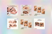 Lash Technician Instagram Posts, a Social Media Template by Adored Templates (Thumbnail 4 of 10)