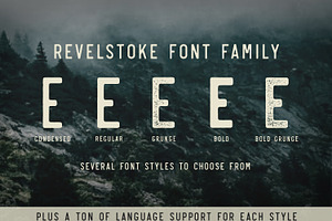 Revelstoke - 5 Font Family