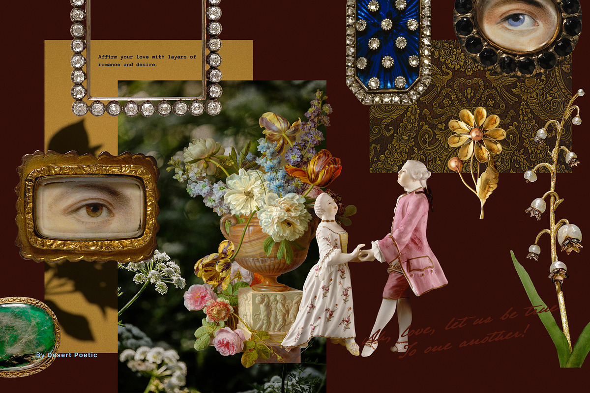 LOVER'S EYES Collage Pack, an Object Graphic by Desert Poetic (Photo 5 of 15)