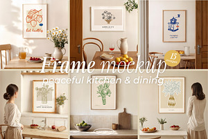 Dining & Kitchen | Frame Mockup Set