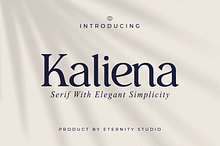 ET Kaliena - Serif Elegant Simplicit
