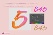 Candy Land 3D Letters and Font, a Font by Youandigraphics (Thumbnail 6 of 12)