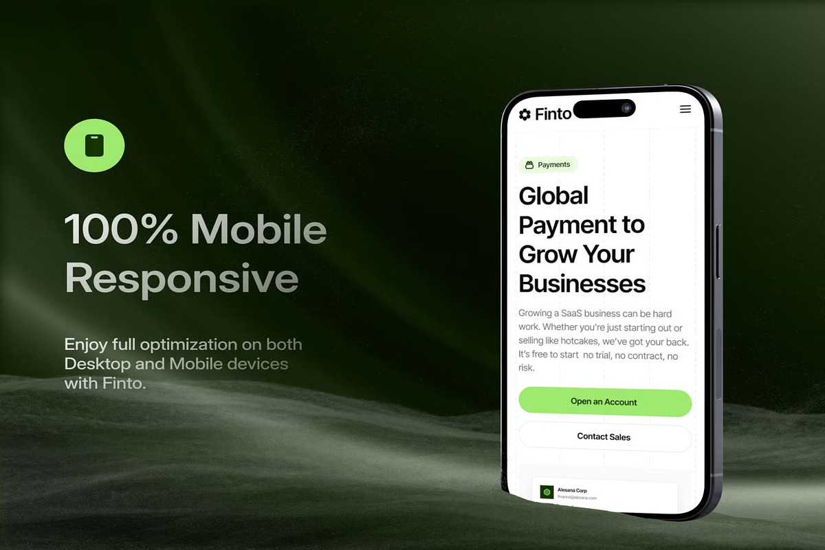 Finto Finance WebsiteFramer Template, an UI Kit Template by Lumina_ui_ux202 (Photo 5 of 8)