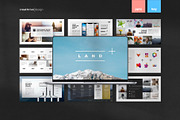 Land PowerPoint Template, a Presentation Template by Creathrive Design (Thumbnail 1 of 7)