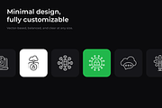 Medicine icons, an Outline Icon by Wencory (Thumbnail 2 of 2)