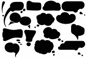Clouds and dialogues, an Outline Icon by LineworkStock (Thumbnail 2 of 3)