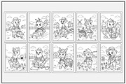 Farmer Animal Coloring Book for Kids, an Animal Illustration by Lamia Emad (Thumbnail 2 of 5)