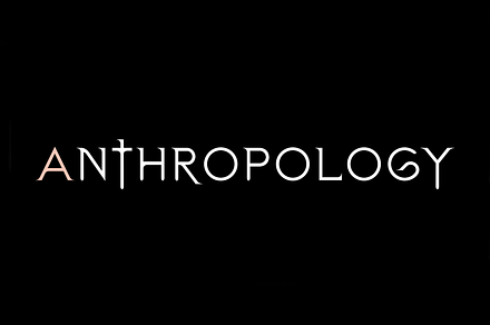 Anthropology. Modern serif font