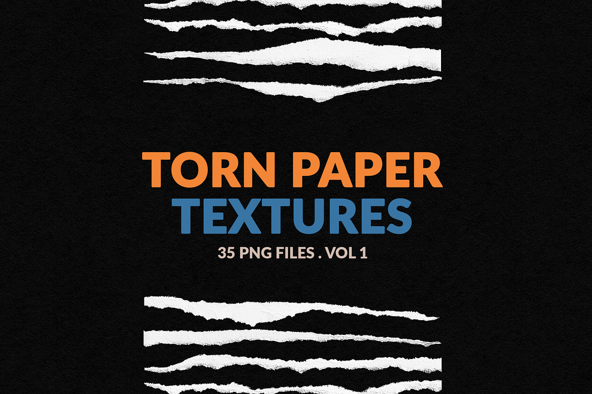 Torn Paper Textures Vol.1, a Texture Graphic by Gravito