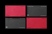 90x50 Business Card Layout Mockup, a Pens & Pencil Mockup by Design Squad (Thumbnail 3 of 4)