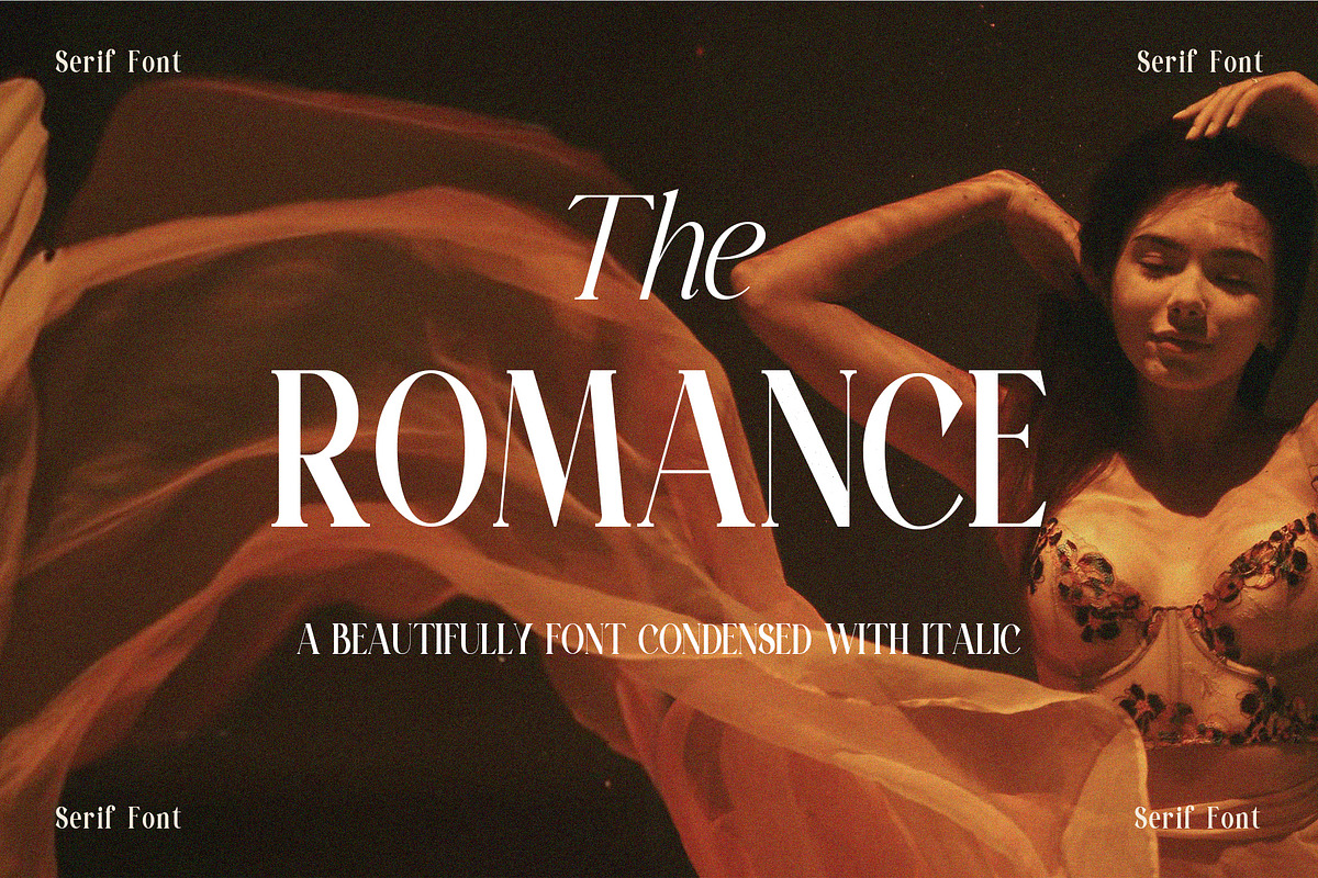 The Romance, a Serif Font by BOOSH Studio (Photo 1 of 12)